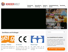 Tablet Screenshot of kinderwelt.org
